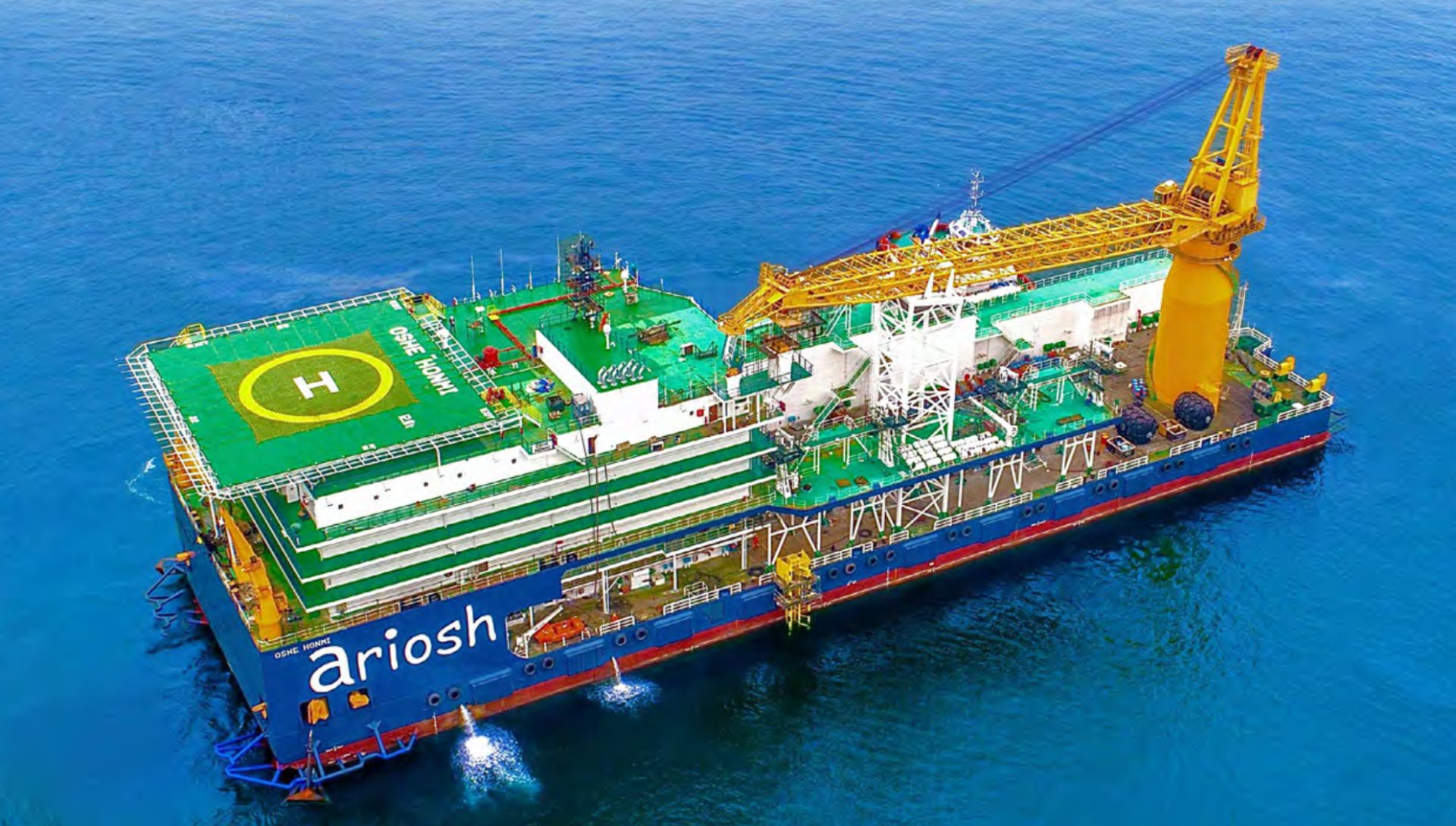 Ariosh Oshe Honmi offshore installation vessel